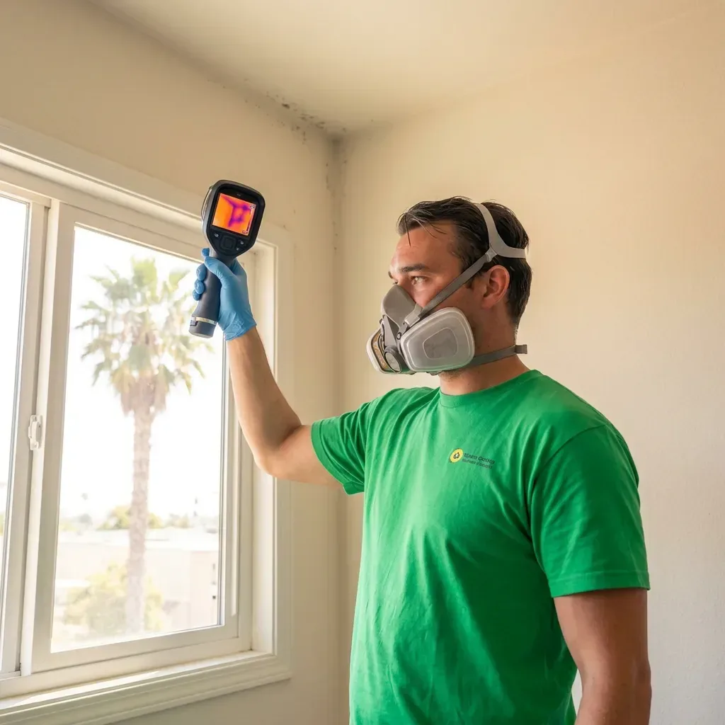 Thermal imaging mold check in El Cajon