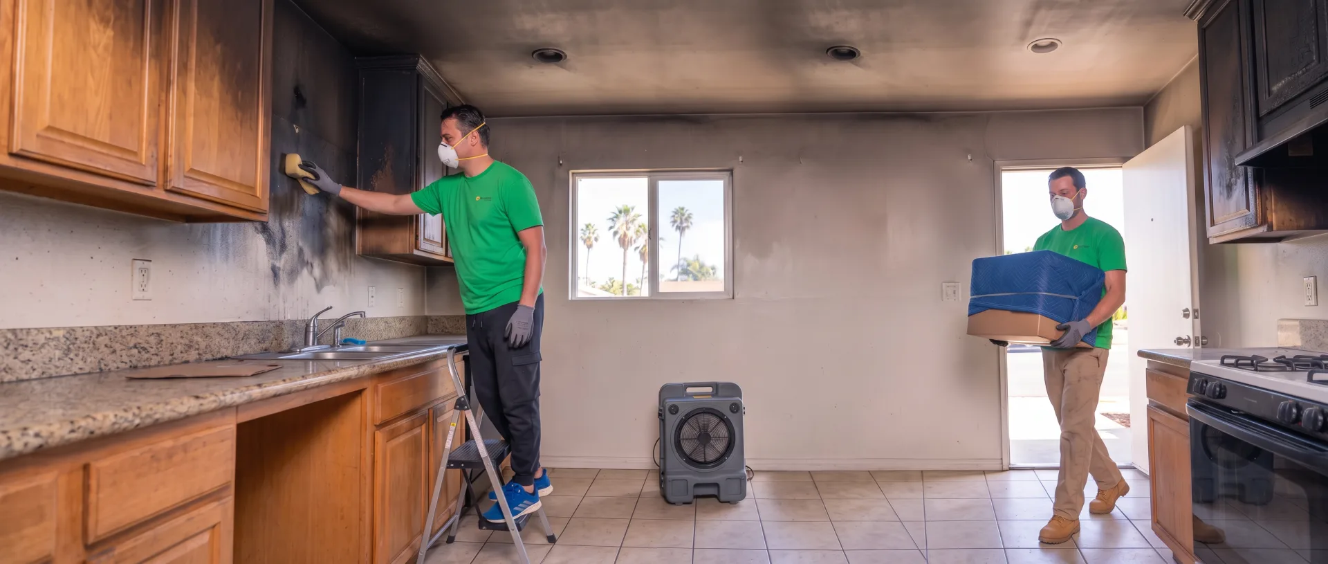 Fire and smoke damage repair in El Cajon