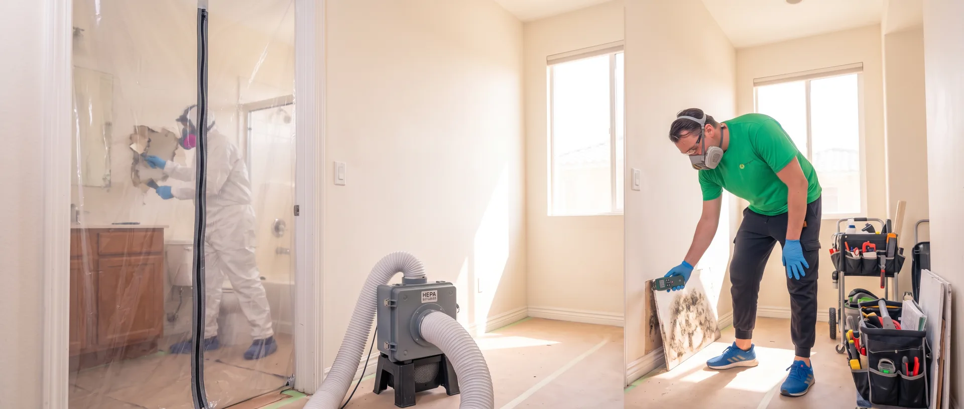 Mold removal and remediation in El Cajon